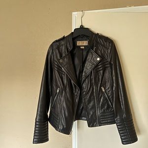 Leather Michael Kors Jacket Size small